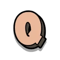 Символ буква Q